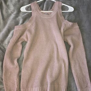 Charlotte Russe off the shoulder long sleeve